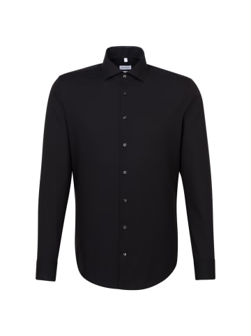 Seidensticker Business Hemd Slim in Schwarz