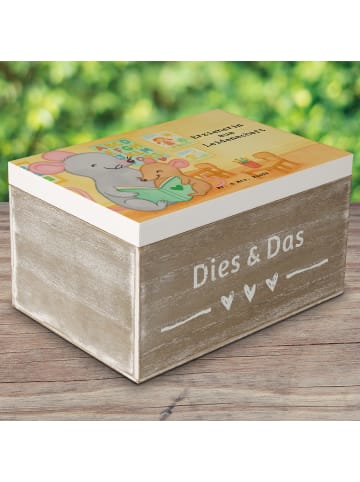 Mr. & Mrs. Panda Box Erzieherin Leidenschaft Design mit Spruch in Weiß