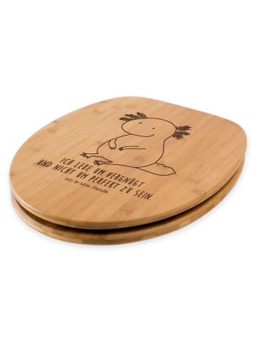 Mr. & Mrs. Panda WC Sitz Axolotl Niedlich mit Spruch in Transparent