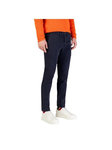 Borghese Blau Baumwolle Skinny-Hose