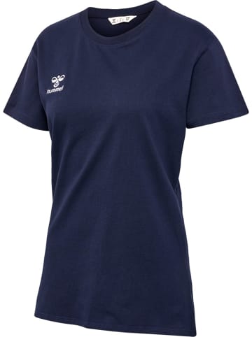 Hummel T-Shirt "Hmlgo 2.0 T-Shirt S/S Woman" in Blau