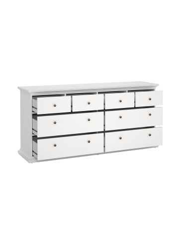 ebuy24 Kommode Venedig Weiß 183 x 48 cm