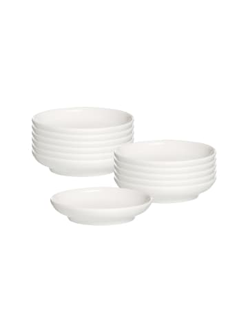 Ritzenhoff & Breker 12er Set Beilagenteller Levi in Weiß Ø 10 cm