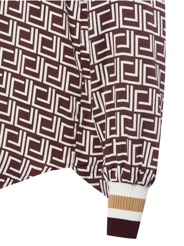 Franco Callegari Bluse in bordeaux weiß - 0009