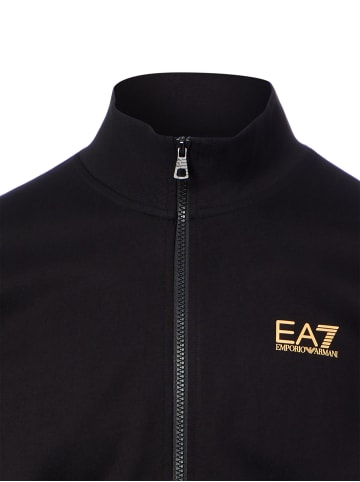EA7 Sweatjacke in schwarz - 0002