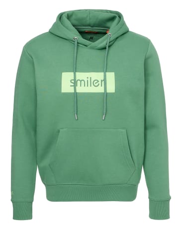 smiler. Kapuzensweatshirt Happy. in green