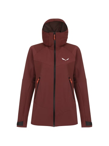 Salewa Softshelljacke Sella in Dunkelrot