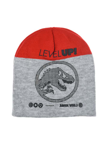 Jurassic World Wintermütze Dino Beanie in Grau