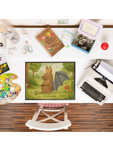 Mr. & Mrs. Panda schreibtischunterlage Fledermaus Sitzen Design ... in Weiß