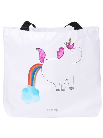 Mr. & Mrs. Panda Beutel Einhorn Pupsen ohne Spruch in Weiß