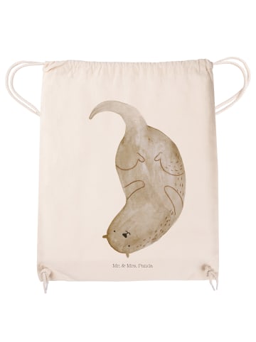 Mr. & Mrs. Panda Sportrucksack Otter Kopfüber ohne Spruch in Creme