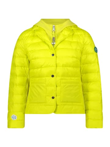 CARTOON Steppjacke mit abnehmbarer Kapuze in Neon Yellow