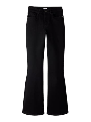 TWO SOON Flared Jeans in Black Denim