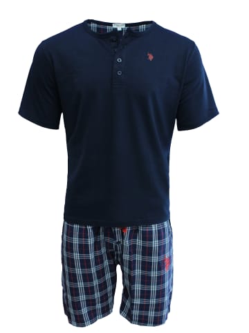 U.S. Polo Assn. U.S. Polo ASSN. Kurzarm Pyjama in NAVY