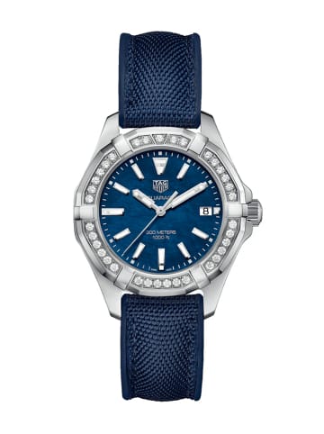 Tag Heuer Damenuhr Blau, Modell: Aquaracer Lady WAY131N.FT6091