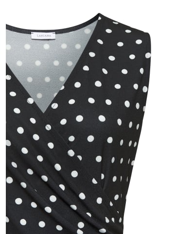 LASCANA Tanktop in schwarz-weiß-bedruckt