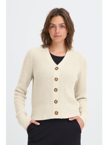 Oxmo Strickjacke OXKanna in Beige