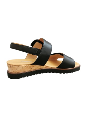 Gabor Comfort Keilsandaletten in Schwarz