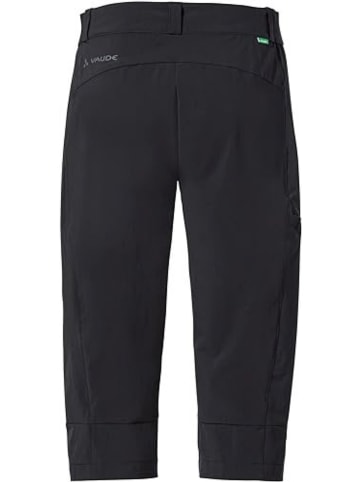 Vaude Outdoorhose Wo Farley Stretch Capri III in Schwarz