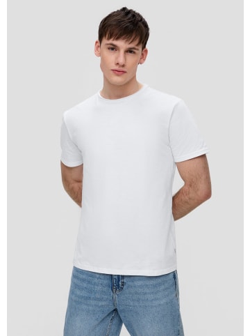 QS T-Shirt in 0100_weiß