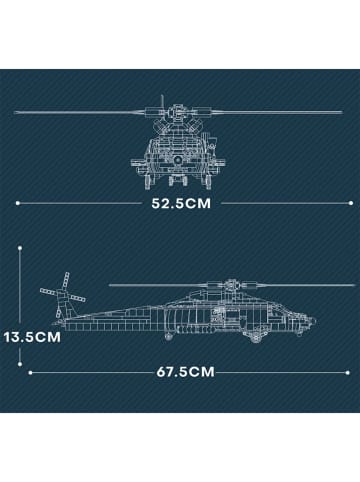 Reobrix 33026 Rettungshubschrauber Klemmbaustein 1137 Teile