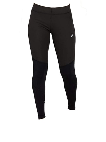 asics Leggings Windblock in Schwarz