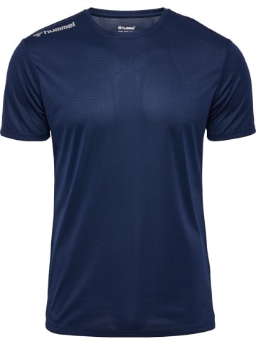 Hummel T-Shirt "Hmlrun Jersey S/S" in Schwarz