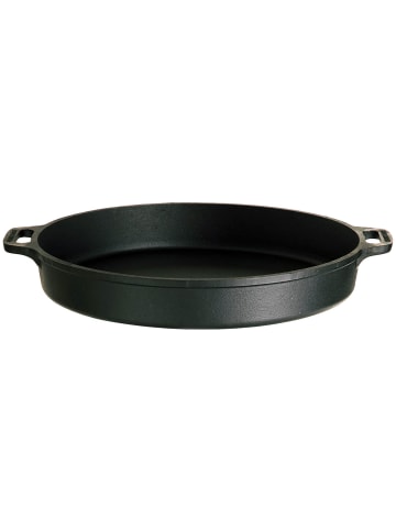 GAUMENKICK Grillpfanne Gusseisen in schwarz - D: 30cm