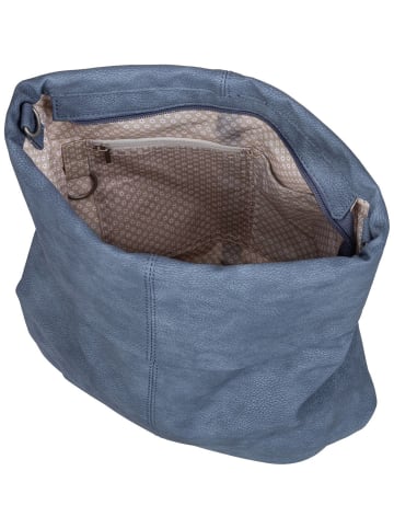 Zwei Handtasche Mademoiselle M12 in Nubuk/Sky