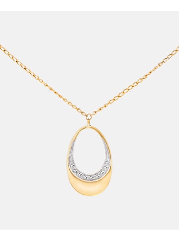 Diamant L'éternel Halskette aus 375 Gelbgold mit Diamant