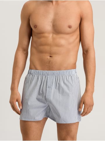 Hanro Boxershorts Fancy Woven in light grey stripe