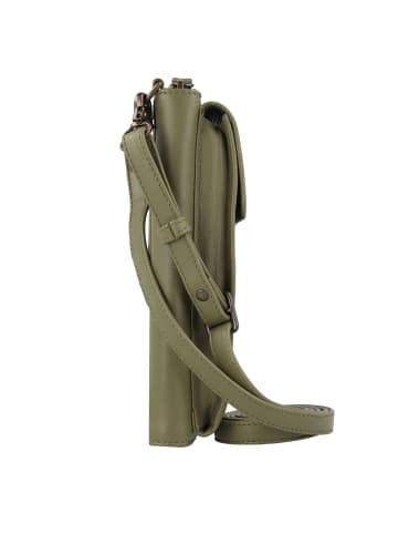 Esquire Peru Handytasche Leder 10 cm in olive