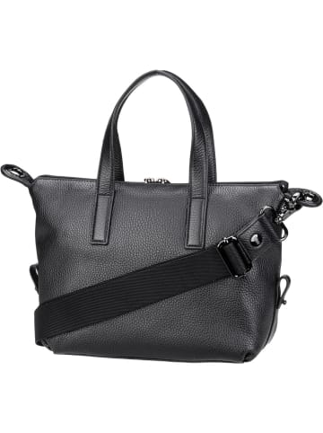 Mandarina Duck Handtasche Mellow Leather Bauletto FZT56 in Nero