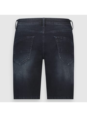 Twinlife Kurze Hose Vidar Denim in Schwarz