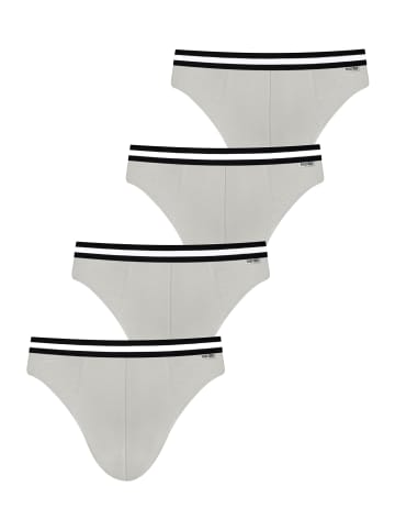 NUR DER Slip Cotton Stretch in hellgrau
