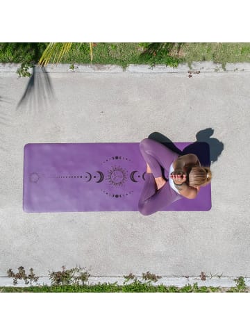 Divasya Yogamatte Professional Grip in Lila-moon - 185 x 68 x 0,45cm
