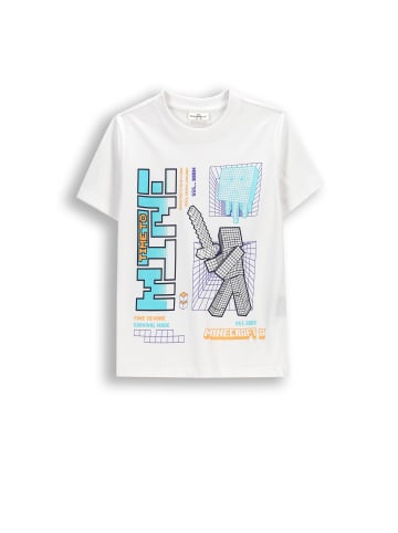 Coccodrillo Baumwoll-T-Shirt mit kurzen Ärmeln in weiß