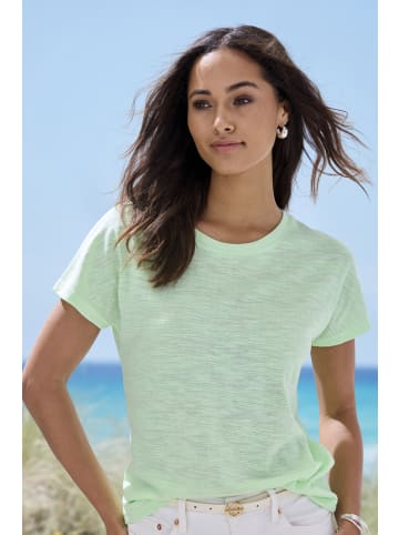 Vivance T-Shirt in lime, weiß