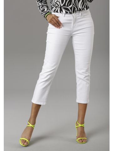 Aniston SELECTED Straight-Jeans in weiß