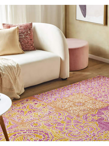 Beliani Vintage AVANOS in Bunt/Rosa/Gelb - (W) 200 x (H) 1.5 x (L) 200 cm