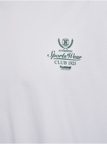 Hummel Hummel T-Shirt Hmlloose Erwachsene in WHITE/DARK GREEN