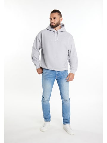 DreiMaster Maritim Relaxed Hoodie in Grau Melange