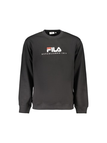 Fila Schwarz Baumwolle Herren Sweatshirt