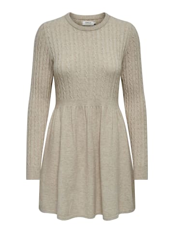 ONLY Strickkleid in Weathered Teak