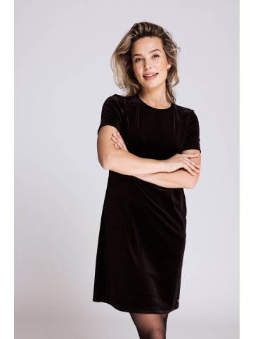 ZHRILL Kleid ZHCITRA VELVET BLACK in BLACK