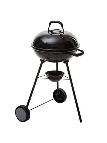 Intex Grill rund mit Deckel FEIJOA in Schwarz, (B) 55,5 x (H) 86,5 x (L) 61 cm