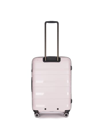 Stratic Straw + 4-Rollen Trolley 65 cm in rose