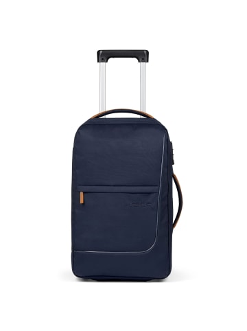 Satch Flow 2 Rollen Kabinentrolley S 54 cm in pure navy