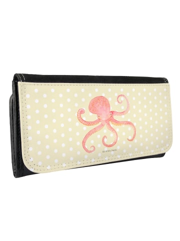 Mr. & Mrs. Panda Portemonnaie für Damen Tintenfisch ohne Spruch in Gelb Pastell