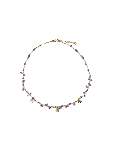Luxenter Halskette Totez mit 18 Karat Gold-Finish – TOTEZ
